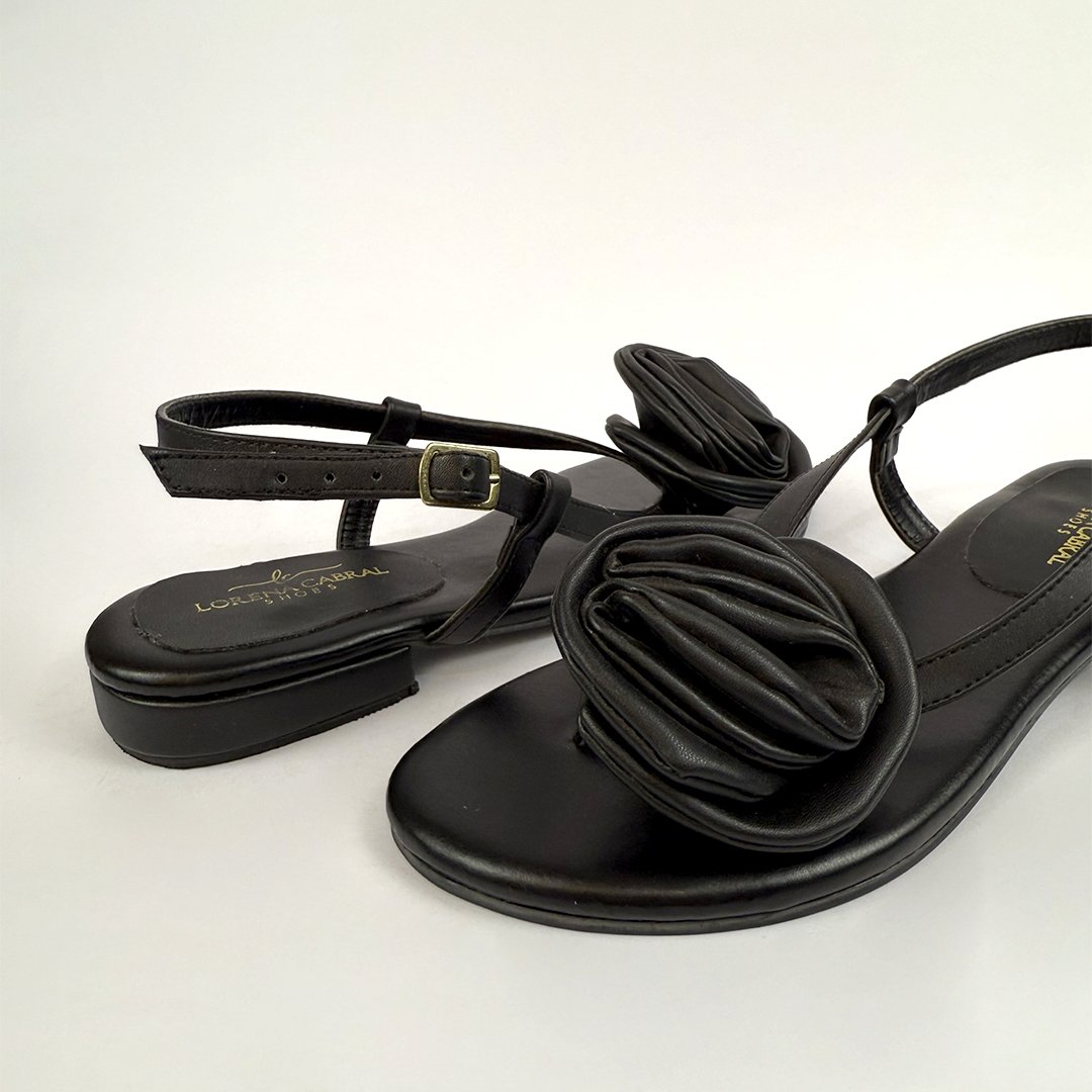 Sandália Flor - Preta - Image 10