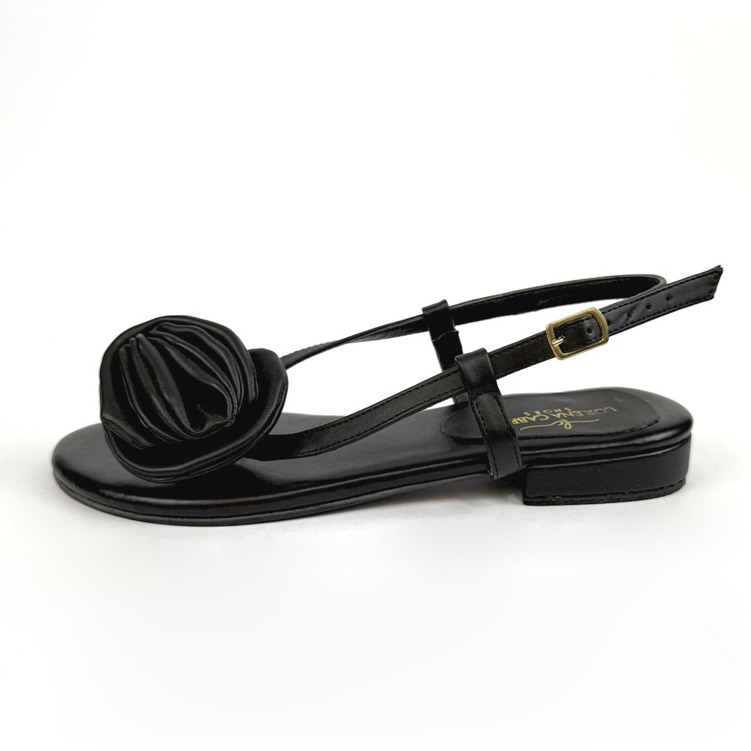 Sandália Flor - Preta - Image 9