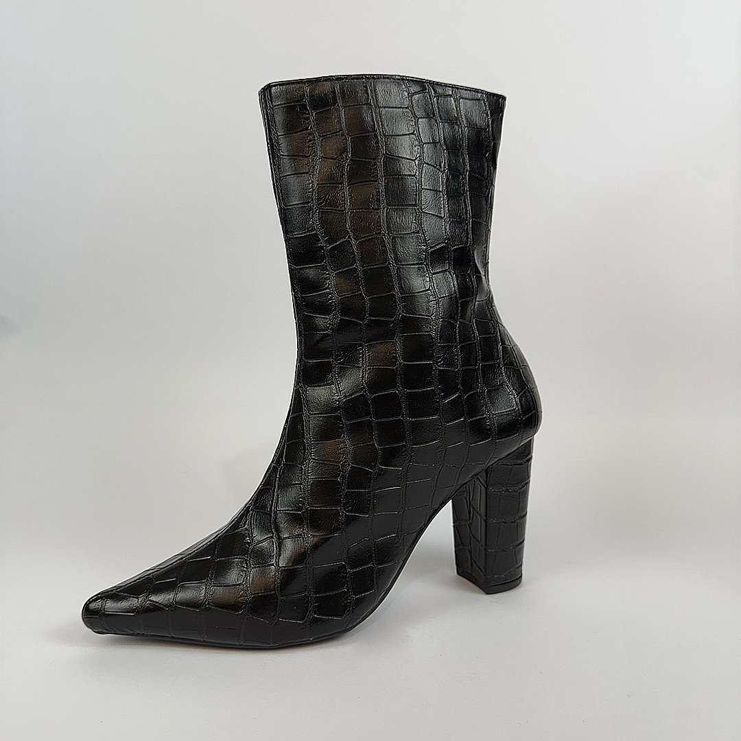 Bota Croco - Preta - Image 3