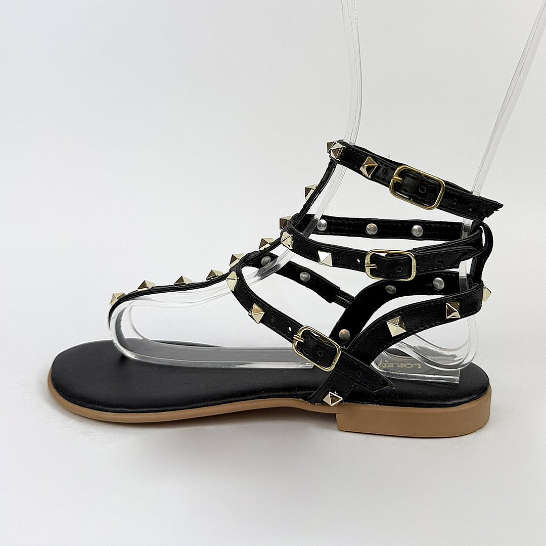 Sandália Gladiadora - Preta - Image 6