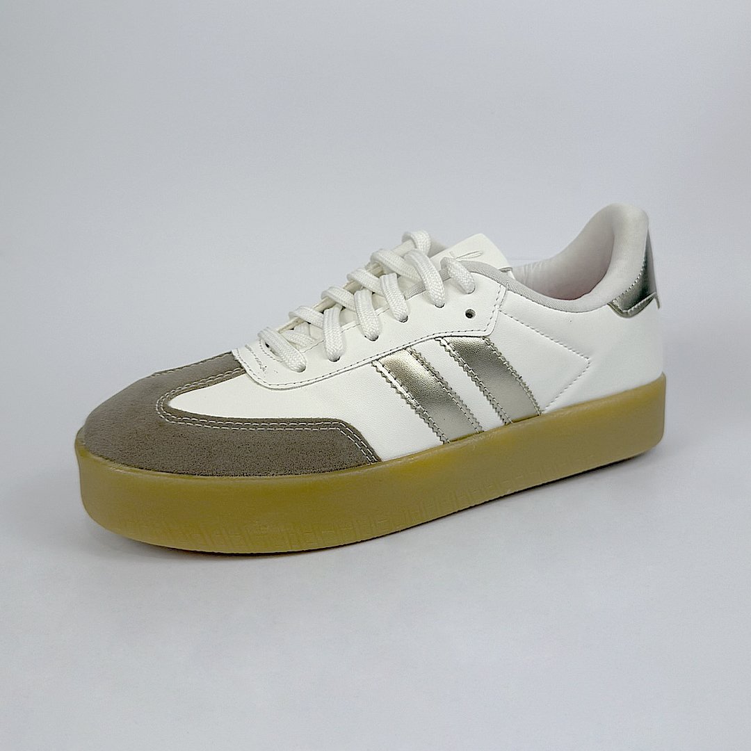 Tênis Carolina - Branco/ Prata - Image 5