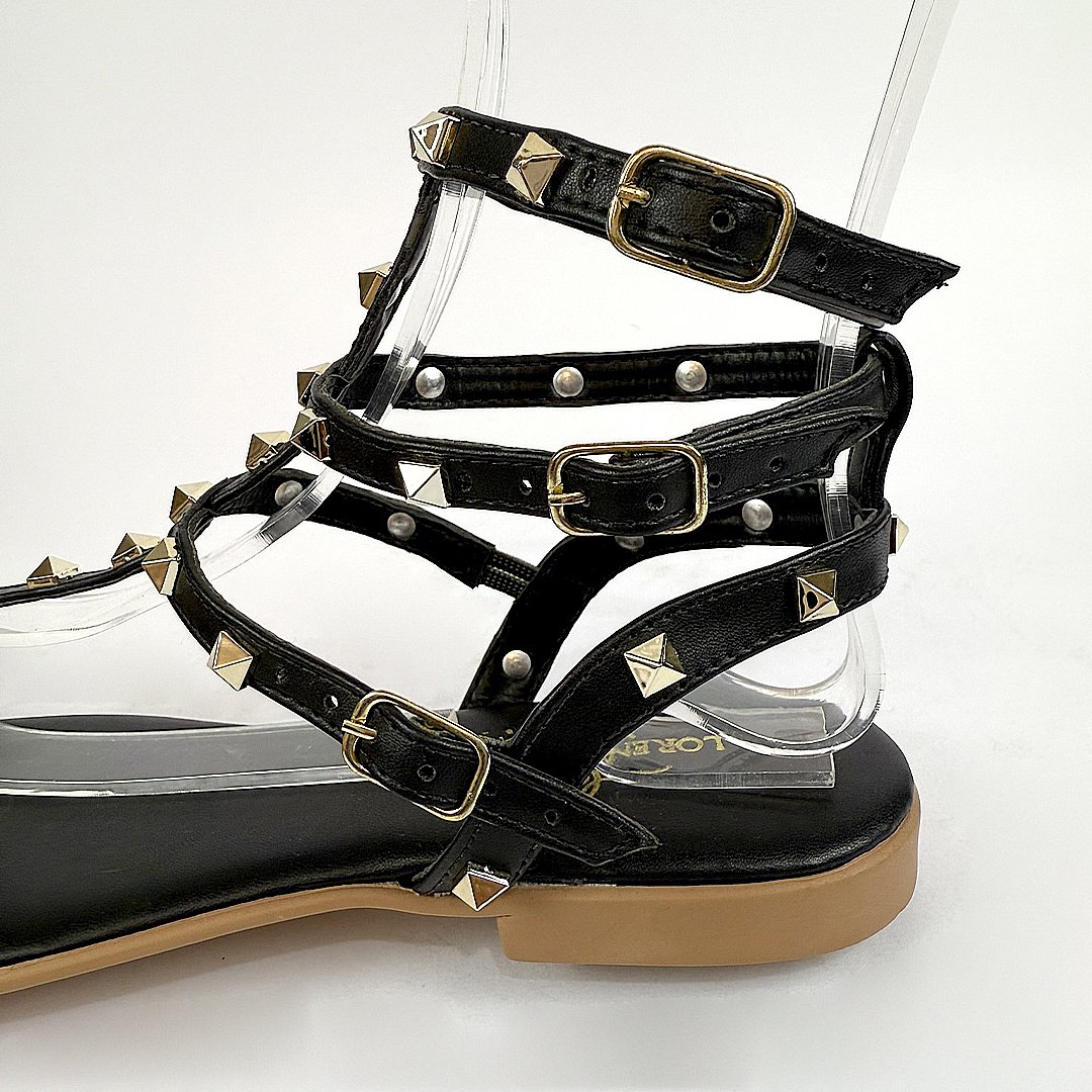 Sandália Gladiadora - Preta - Image 5