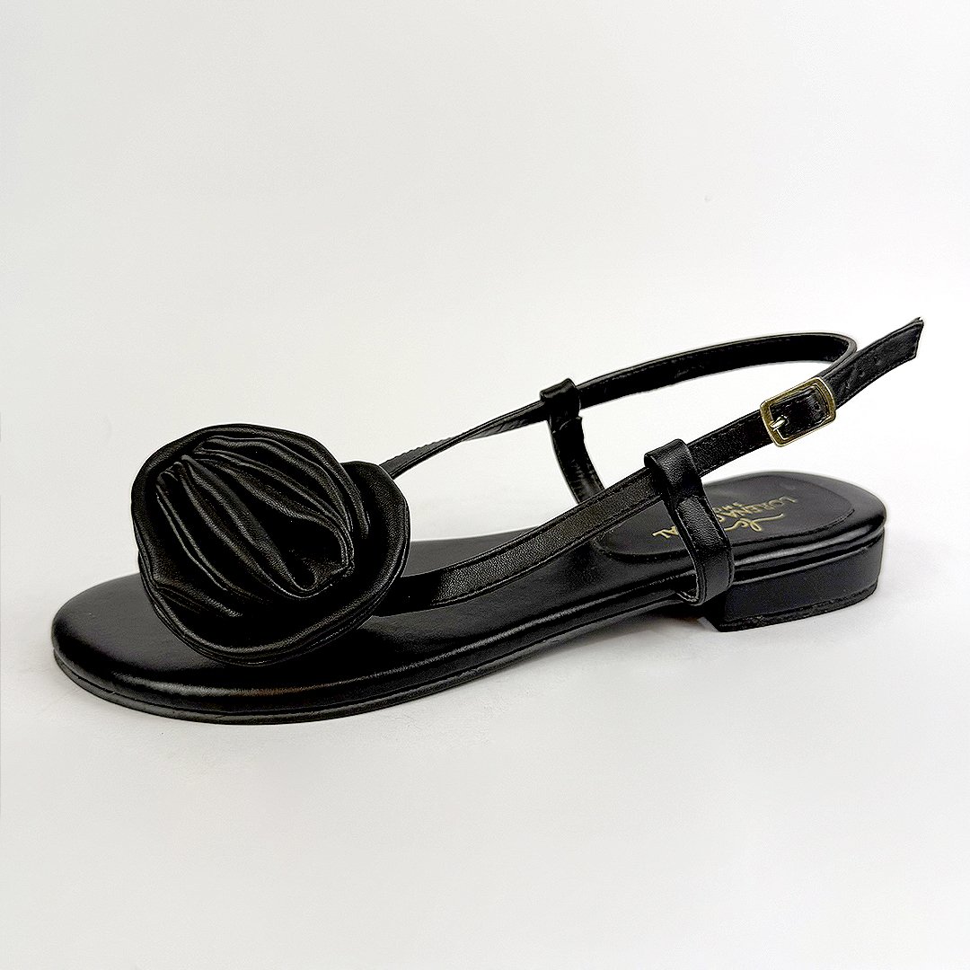 Sandália Flor - Preta - Image 7