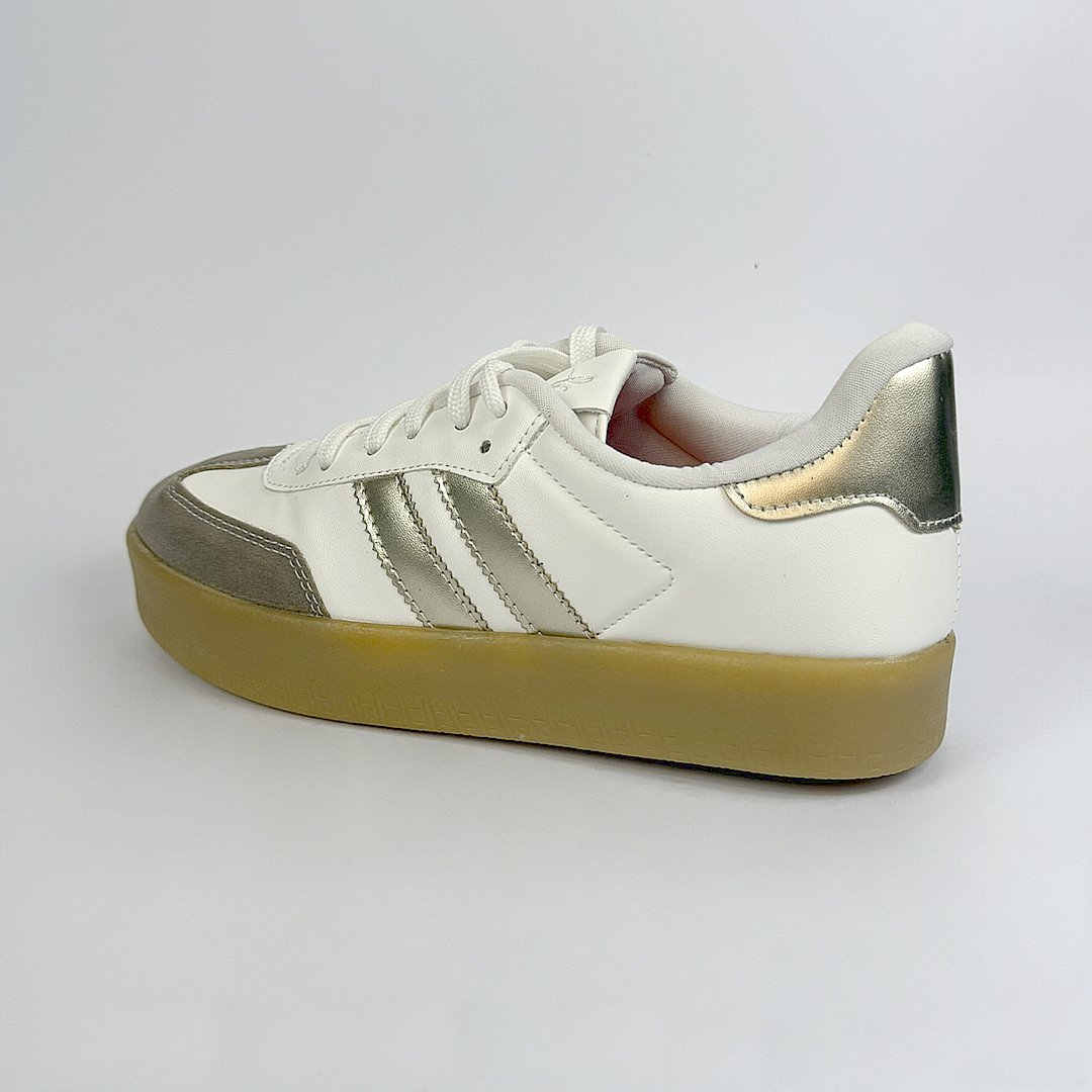 Tênis Carolina - Branco/ Prata - Image 4