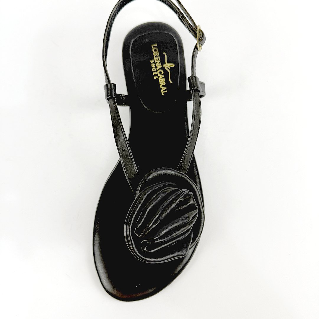 Sandália Flor - Preta - Image 5