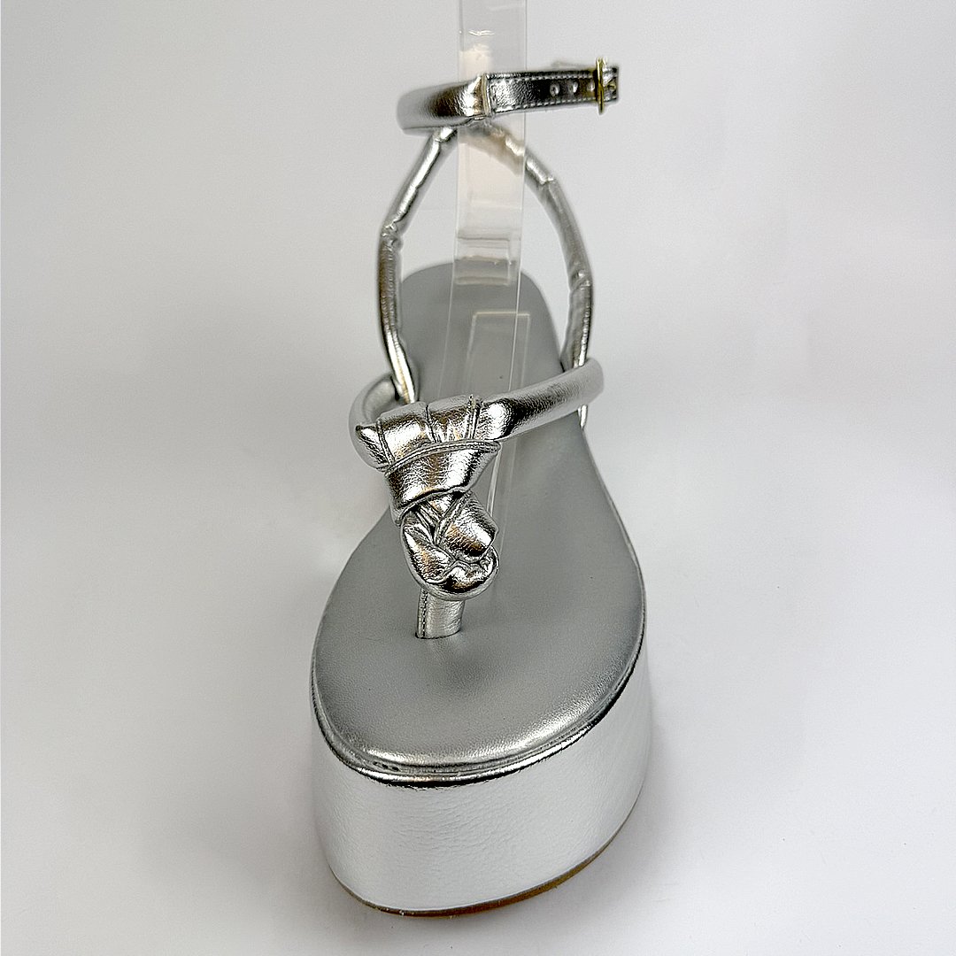 Sandália Nó - Prata - Image 3