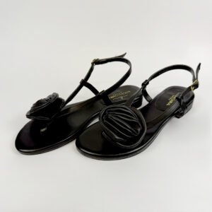 Sandália Flor - Preta