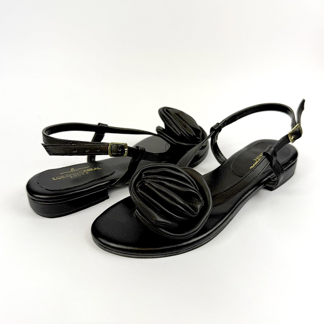 Sandália Flor - Preta - Image 2